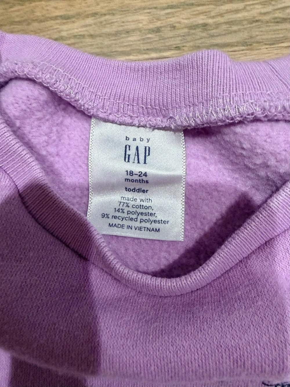 Gap toddler girl sweatshirt
